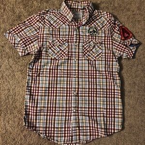 Men’s Super Bad Short Sleeved Button Down